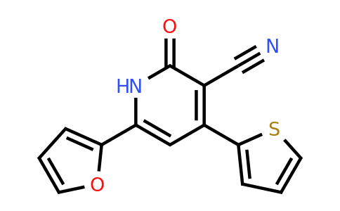 CAS 111121-81-4 | 6-(Furan-2-yl)-2-oxo-4-(thiophen-2-yl)-1,2-dihydropyridine-3-carbonitrile