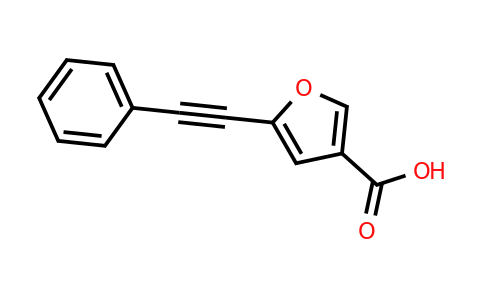 CAS 1111580-55-2 | 5-(2-Phenylethynyl)furan-3-carboxylic acid