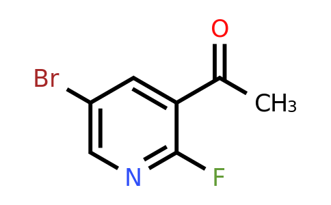 CAS 1111637-74-1 | 1-(5-Bromo-2-fluoropyridin-3-YL)ethanone
