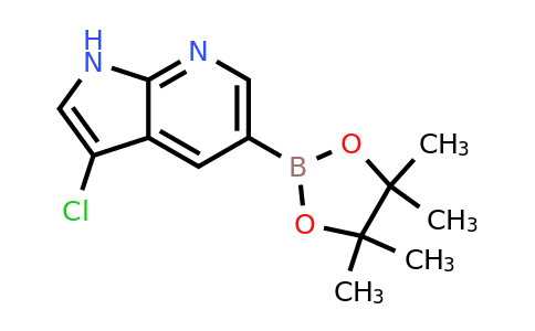 CAS 1111638-73-3 | 3-Chloro-5-(4,4,5,5-tetramethyl-1,3,2-dioxaborolan-2-YL)-1H-pyrrolo[2,3-B]pyridine