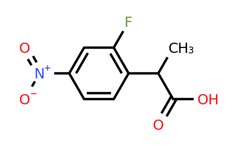 CAS 111196-84-0 | 2-(2-fluoro-4-nitrophenyl)propanoic acid