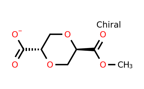 CAS 1112179-55-1 | 1,4-dioxane-2,5-dicarboxylic acid, 2-methyl ester, (2r,5s)-rel-
