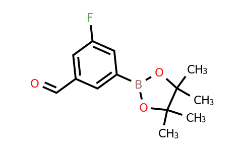 CAS 1112209-24-1 | 3-Fluoro-5-(4,4,5,5-tetramethyl-1,3,2-dioxaborolan-2-YL)benzaldehyde