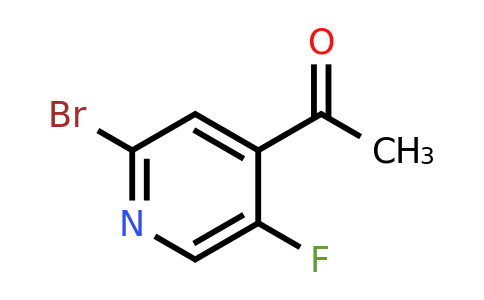 CAS 1114523-56-6 | 1-(2-bromo-5-fluoropyridin-4-yl)ethan-1-one