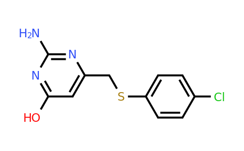 CAS 1114597-04-4 | 2-Amino-6-(((4-chlorophenyl)thio)methyl)pyrimidin-4-ol