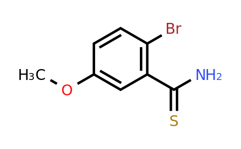 CAS 1114822-69-3 | 2-Bromo-5-methoxybenzene-1-carbothioamide