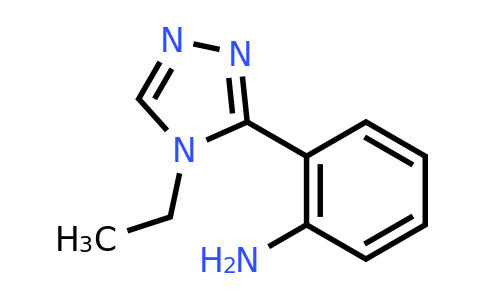CAS 1114823-89-0 | 2-(4-Ethyl-4H-1,2,4-triazol-3-yl)aniline