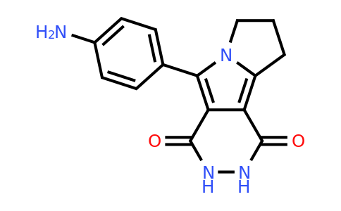CAS 1114823-91-4 | 5-(4-Aminophenyl)-1H,2H,3H,4H,7H,8H,9H-pyridazino[4,5-a]pyrrolizine-1,4-dione