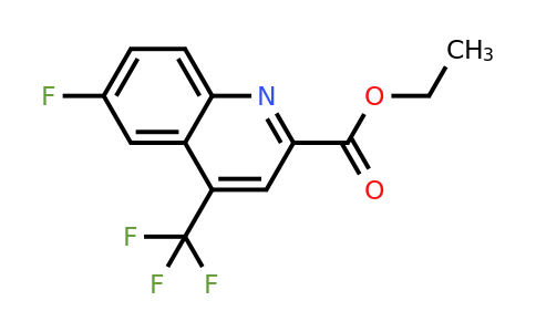 CAS 1116339-58-2 | Ethyl 6-fluoro-4-(trifluoromethyl)quinoline-2-carboxylate