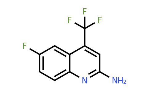 CAS 1116339-59-3 | 6-Fluoro-4-(trifluoromethyl)quinolin-2-amine