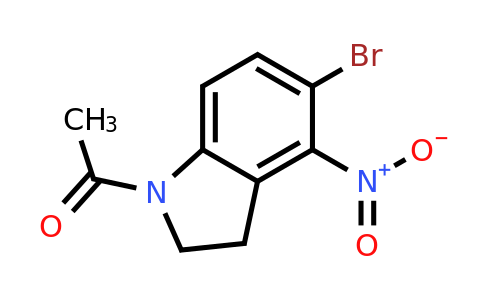 CAS 1116339-78-6 | 1-(5-Bromo-4-nitroindolin-1-yl)ethanone