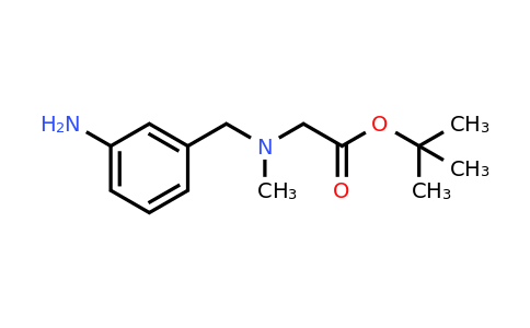 CAS 1116339-81-1 | tert-Butyl 2-((3-aminobenzyl)(methyl)amino)acetate