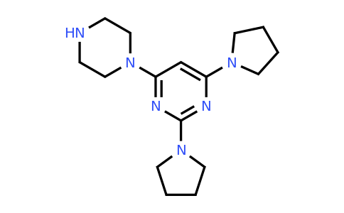 CAS 111641-17-9 | 4-(piperazin-1-yl)-2,6-di(pyrrolidin-1-yl)pyrimidine