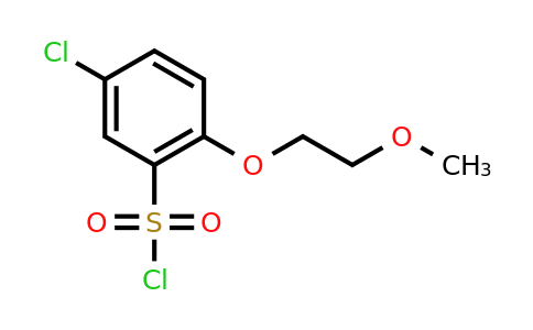 CAS 111762-21-1 | 5-chloro-2-(2-methoxyethoxy)benzene-1-sulfonyl chloride