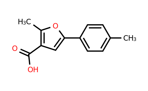 CAS 111787-86-1 | 2-Methyl-5-(4-methylphenyl)-3-furoic acid