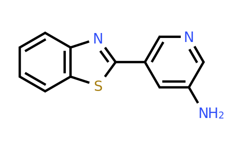 CAS 1118624-94-4 | 5-(1,3-benzothiazol-2-yl)pyridin-3-amine