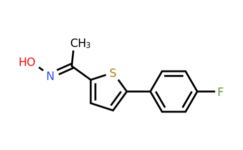 CAS 1118787-05-5 | N-{1-[5-(4-fluorophenyl)thiophen-2-yl]ethylidene}hydroxylamine
