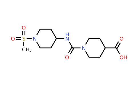 CAS 1118787-08-8 | 1-[(1-Methanesulfonylpiperidin-4-yl)carbamoyl]piperidine-4-carboxylic acid