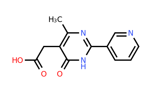 CAS 1118787-12-4 | 2-[4-Methyl-6-oxo-2-(pyridin-3-yl)-1,6-dihydropyrimidin-5-yl]acetic acid