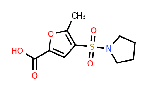 CAS 1118787-13-5 | 5-Methyl-4-(pyrrolidine-1-sulfonyl)furan-2-carboxylic acid