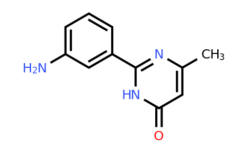 CAS 1118787-36-2 | 2-(3-Aminophenyl)-6-methyl-3,4-dihydropyrimidin-4-one