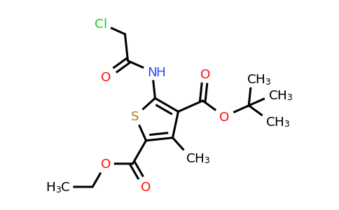 CAS 1118787-39-5 | 4-tert-Butyl 2-ethyl 5-(2-chloroacetamido)-3-methylthiophene-2,4-dicarboxylate