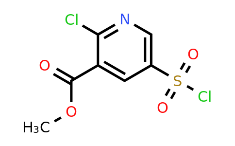 CAS 1118787-91-9 | Methyl 2-chloro-5-(chlorosulfonyl)pyridine-3-carboxylate