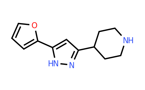 CAS 111897-11-1 | 4-(5-(Furan-2-yl)-1H-pyrazol-3-yl)piperidine