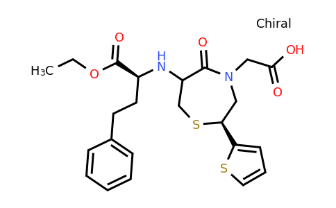 CAS 111902-57-9 | 2-((2S)-6-(((S)-1-ethoxy-1-oxo-4-phenylbutan-2-yl)amino)-5-oxo-2-(thiophen-2-yl)-1,4-thiazepan-4-yl)acetic acid