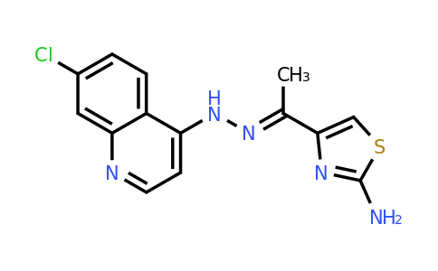 CAS 1119219-51-0 | 4-{1-[2-(7-chloroquinolin-4-yl)hydrazin-1-ylidene]ethyl}-1,3-thiazol-2-amine