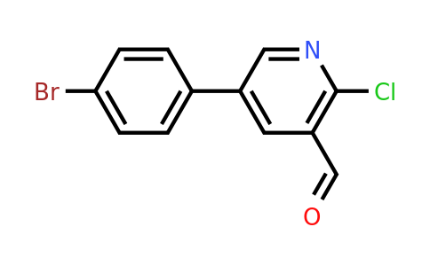CAS 1119449-39-6 | 5-(4-Bromophenyl)-2-chloronicotinaldehyde