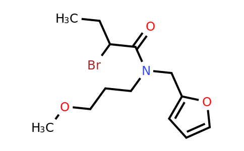 CAS 1119453-07-4 | 2-Bromo-N-(furan-2-ylmethyl)-N-(3-methoxypropyl)butanamide