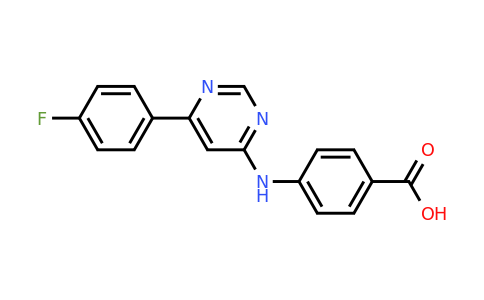 CAS 1119453-11-0 | 4-((6-(4-Fluorophenyl)pyrimidin-4-yl)amino)benzoic acid