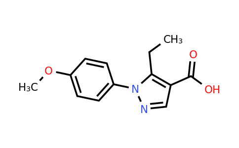 CAS 1119490-22-0 | 5-ethyl-1-(4-methoxyphenyl)-1H-pyrazole-4-carboxylic acid