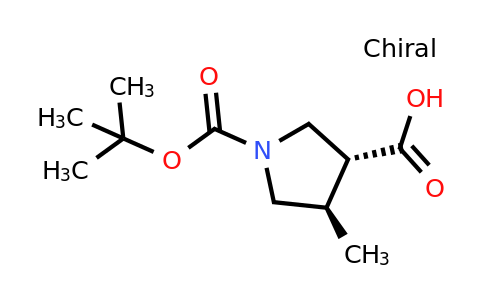 CAS 1119512-35-4 | (3R,4R)-1-[(tert-butoxy)carbonyl]-4-methylpyrrolidine-3-carboxylic acid