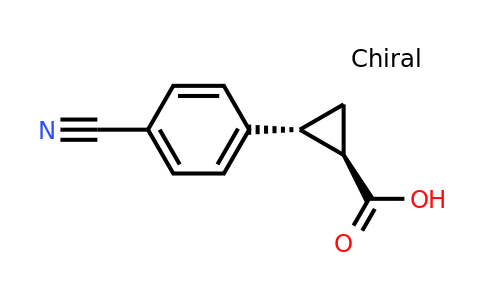 CAS 1119807-15-6 | trans-2-(4-cyanophenyl)cyclopropanecarboxylic acid