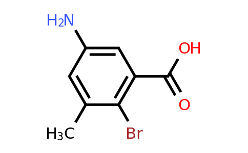 CAS 1121583-46-7 | 5-Amino-2-bromo-3-methylbenzoic acid