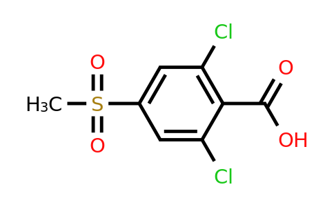 CAS 1121585-09-8 | 2,6-dichloro-4-methanesulfonylbenzoic acid