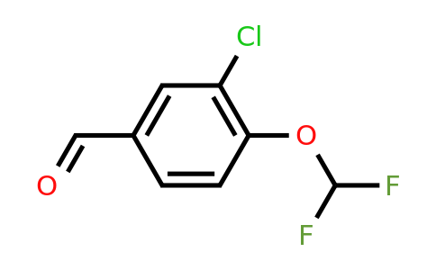 CAS 1121585-21-4 | 3-Chloro-4-(difluoromethoxy)benzaldehyde