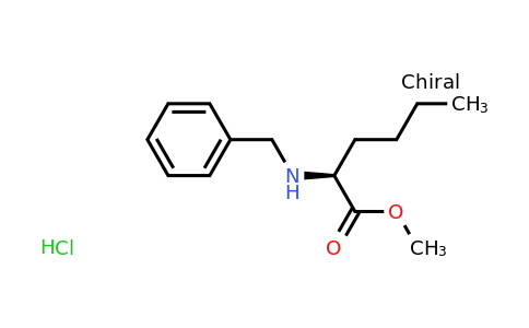 CAS 1122017-35-9 | (S)-Methyl 2-(benzylamino)hexanoate hydrochloride