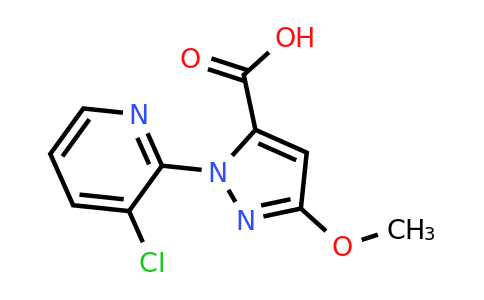 CAS 1122021-75-3 | 1-(3-Chloropyridin-2-yl)-3-methoxy-1H-pyrazole-5-carboxylic acid