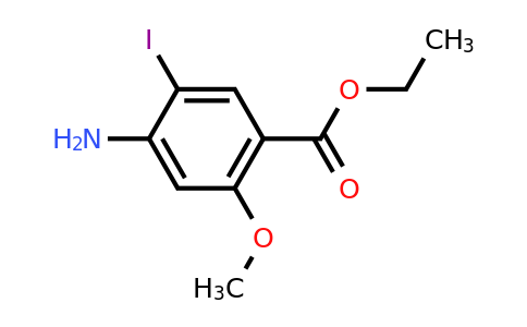 CAS 1122710-73-9 | Ethyl 4-amino-5-iodo-2-methoxybenzoate