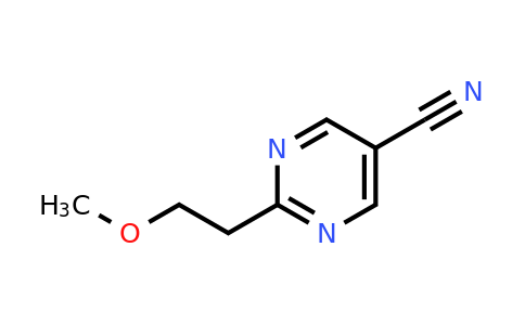 CAS 1123169-32-3 | 2-(2-Methoxyethyl)pyrimidine-5-carbonitrile