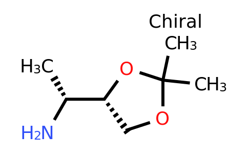 CAS 112395-73-0 | (1R)-1-[(4S)-2,2-Dimethyl-1,3-dioxolan-4-yl]ethan-1-amine
