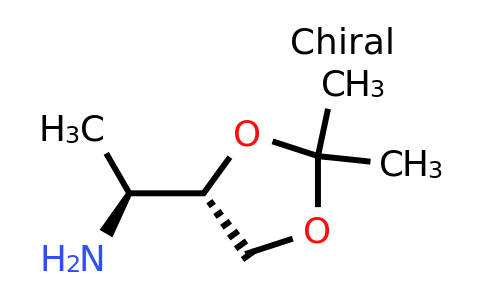 CAS 112395-74-1 | (1S)-1-[(4S)-2,2-Dimethyl-1,3-dioxolan-4-yl]ethan-1-amine