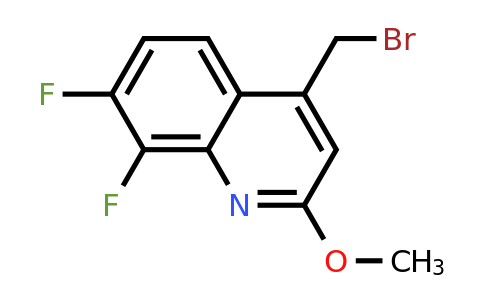 CAS 1125744-62-8 | 4-(Bromomethyl)-7,8-difluoro-2-methoxyquinoline