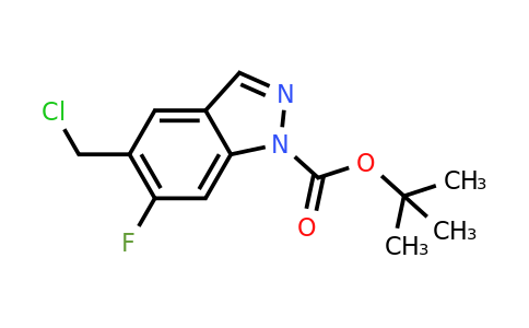 CAS 1126424-80-3 | tert-butyl 5-(chloromethyl)-6-fluoro-1H-indazole-1-carboxylate