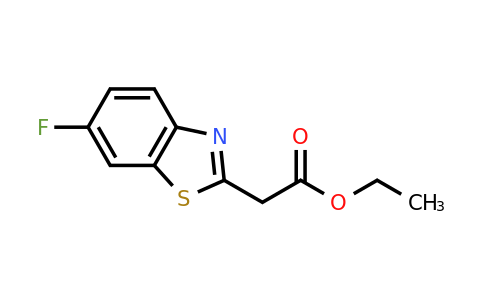 CAS 1126637-83-9 | Ethyl 2-(6-fluorobenzo[D]thiazol-2-YL)acetate