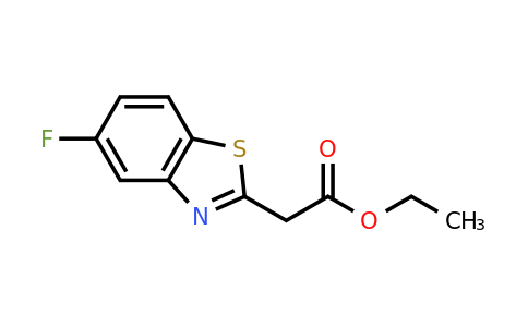 CAS 1126637-84-0 | Ethyl 2-(5-fluorobenzo[D]thiazol-2-YL)acetate