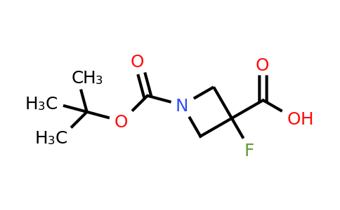 CAS 1126650-67-6 | 3-Fluoro-1,3-azetidinedicarboxylic acid tert-butyl ester